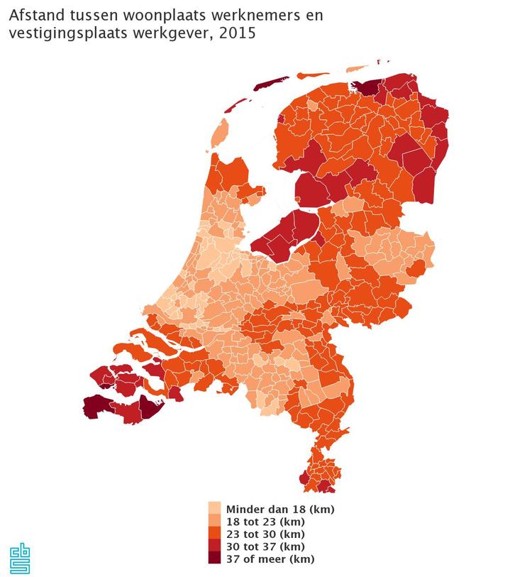 Aftsand woon werkverkeer